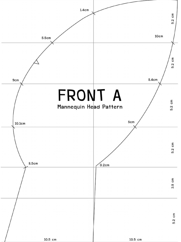 Mannequin Head Pattern Pdf
