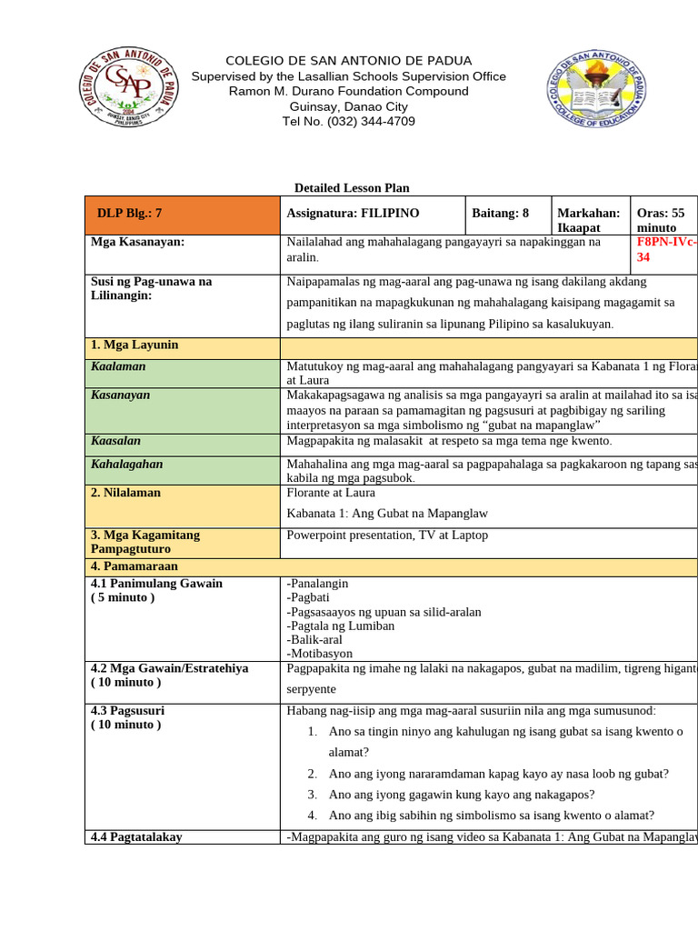 G8 Week 2 Q4 LP | PDF