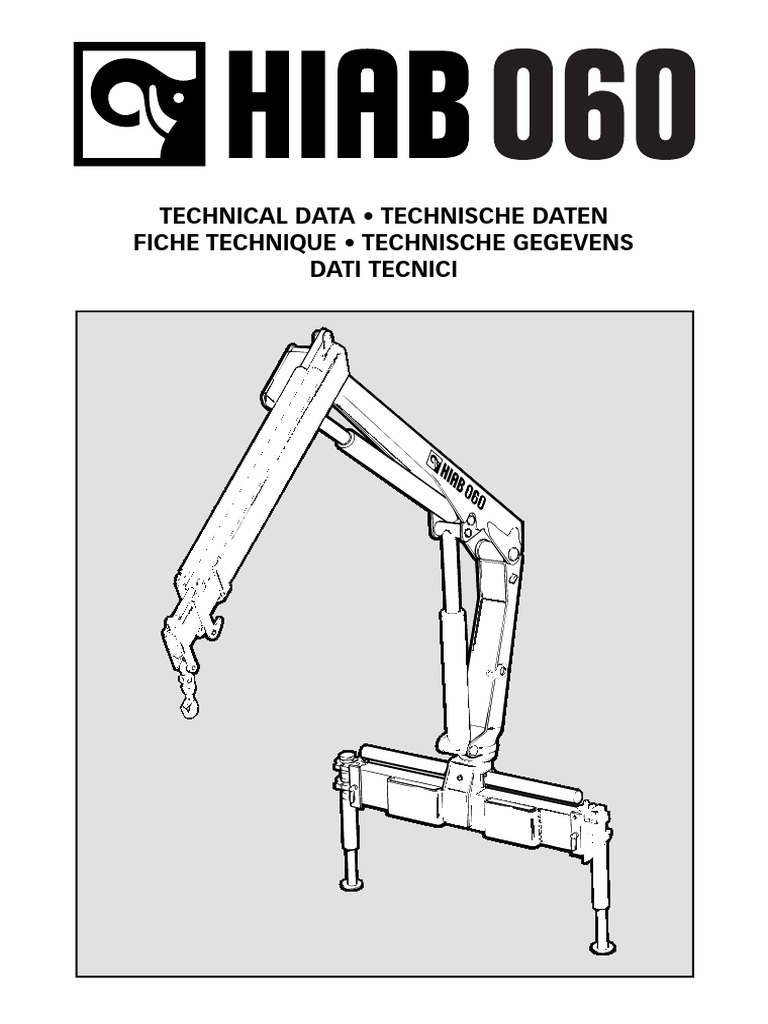 Hiab Knuckle Boom Cranes Spec 8f9398 | PDF