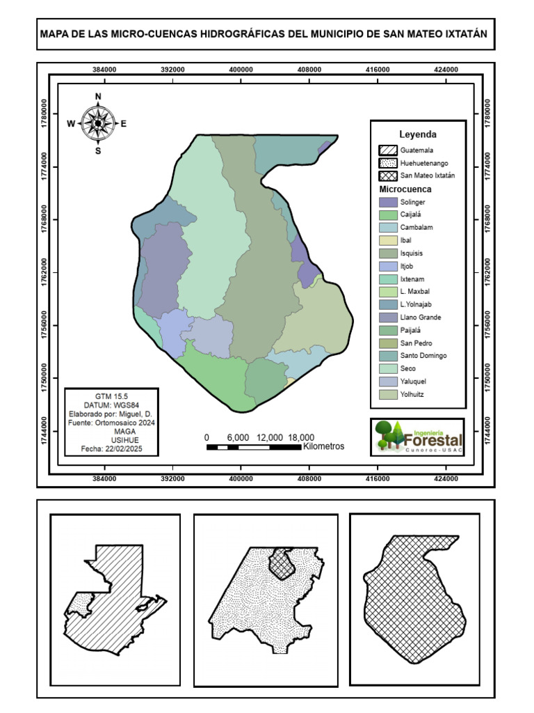 Mapa Micro-Cuencas San Mateo Ixtatán | PDF