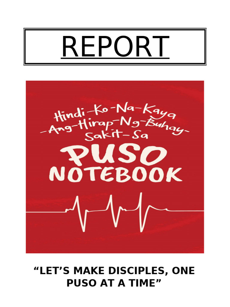 Puso Notebook Campus Ministry Initiative | PDF
