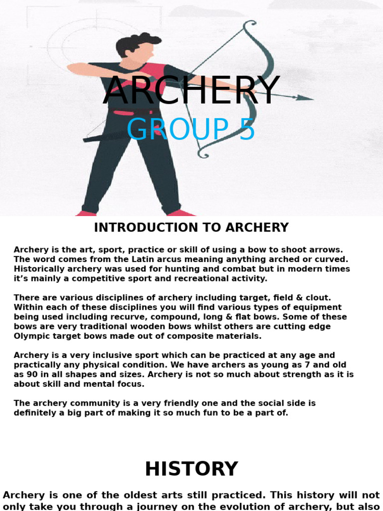Introduction to Archery Basics | PDF | Archery | Bow And Arrow