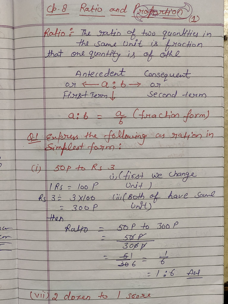 Class 6 Maths Chapter 8 Exercise 8.1 | PDF