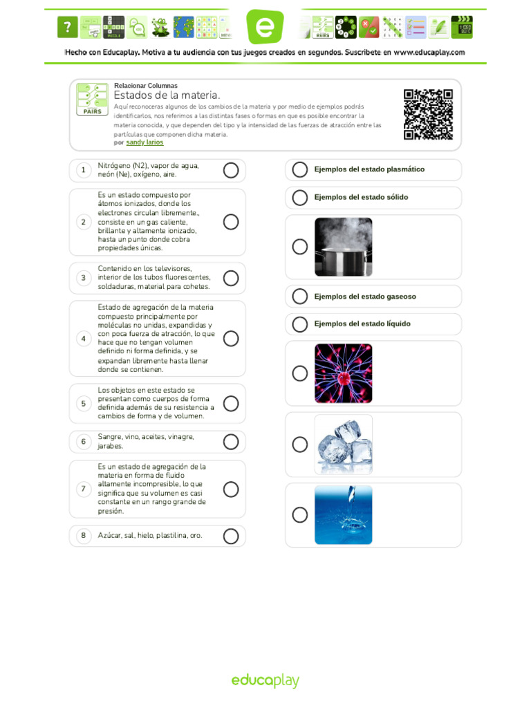 Estados y Cambios de la Materia | PDF