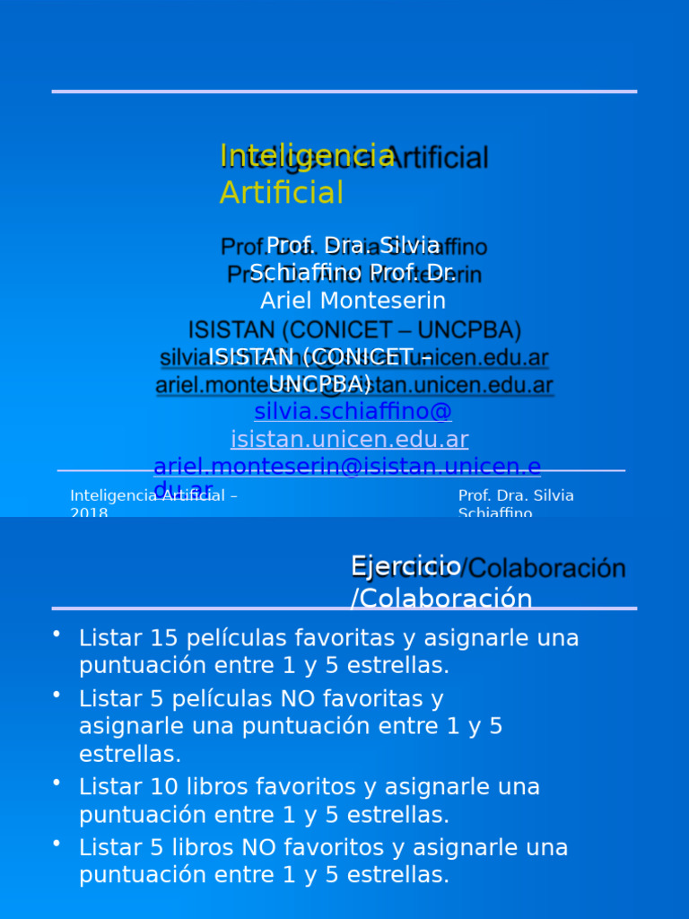 Clase 1 - Introduccion | PDF | Inteligencia artificial | Inteligencia ...