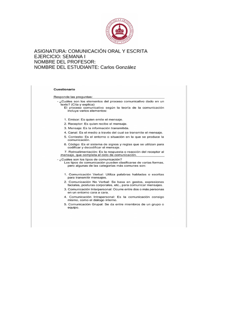 Semana%5emi Ficha Comunicaci%5e1c3%5e193n%5emoral%5emy%5emescrita | PDF