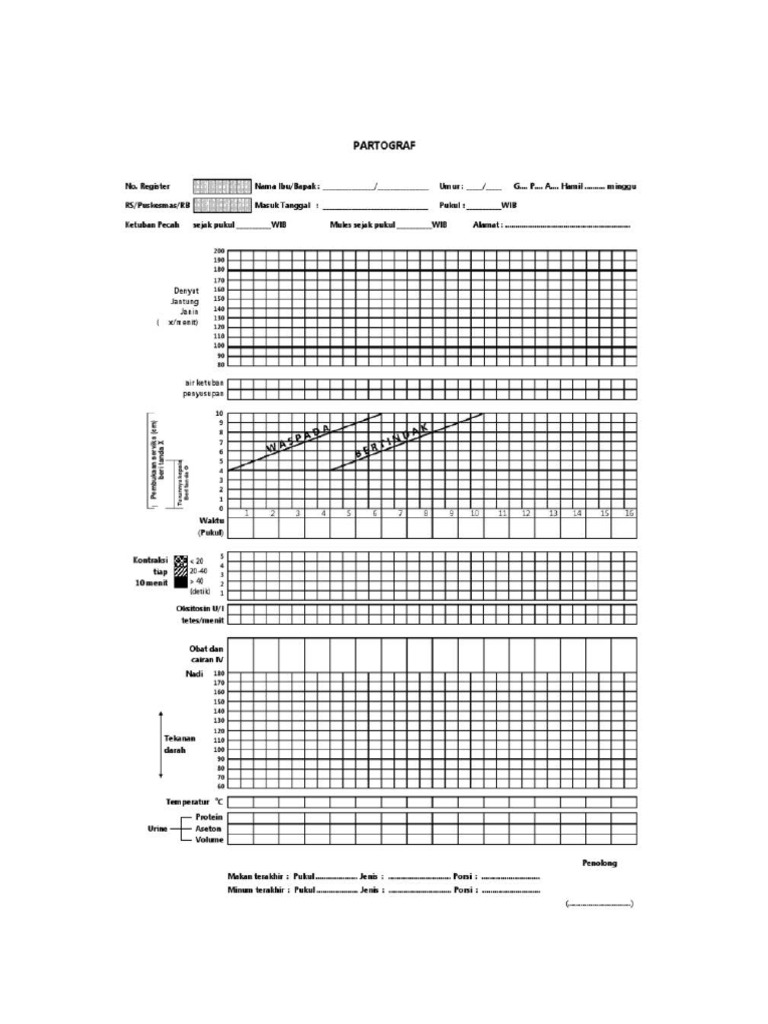 Partograf | PDF