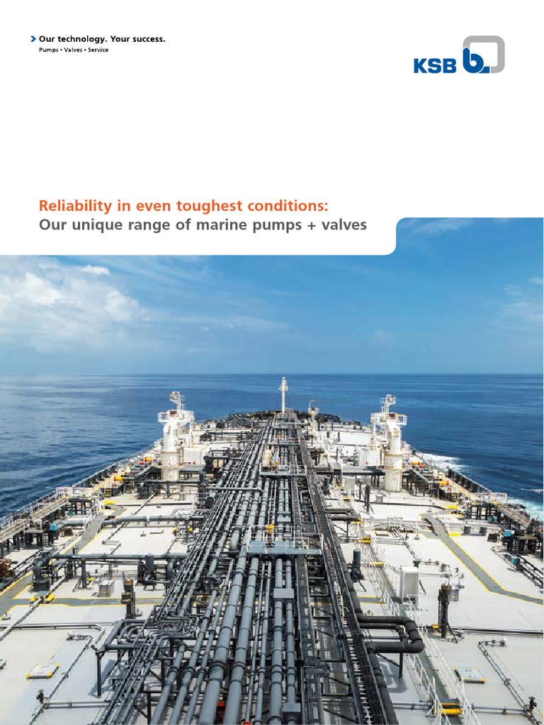 KSB Marine Pumps & Valves Solutions | PDF | Pump | Mechanical Engineering