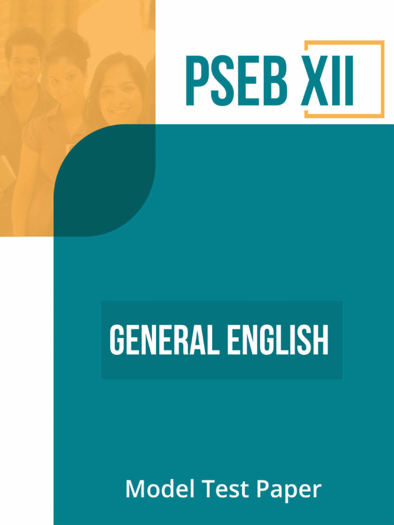 General English Pseb Sample Paper | PDF