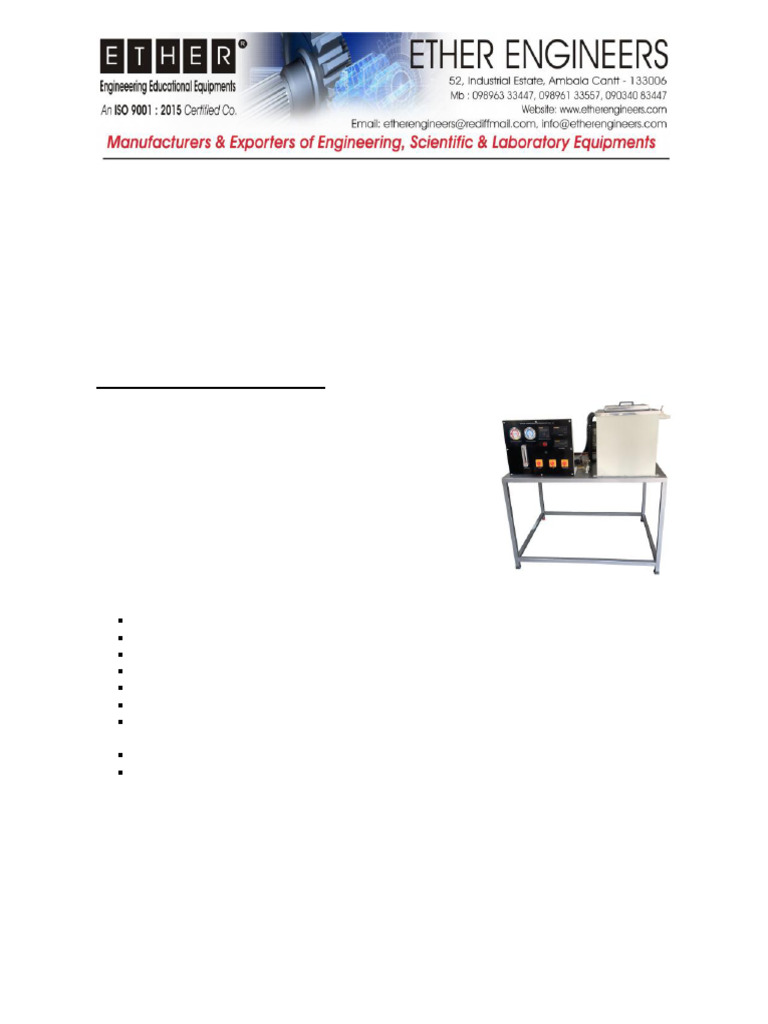 Vapour Compression Refrigeration Test Rig Pdf