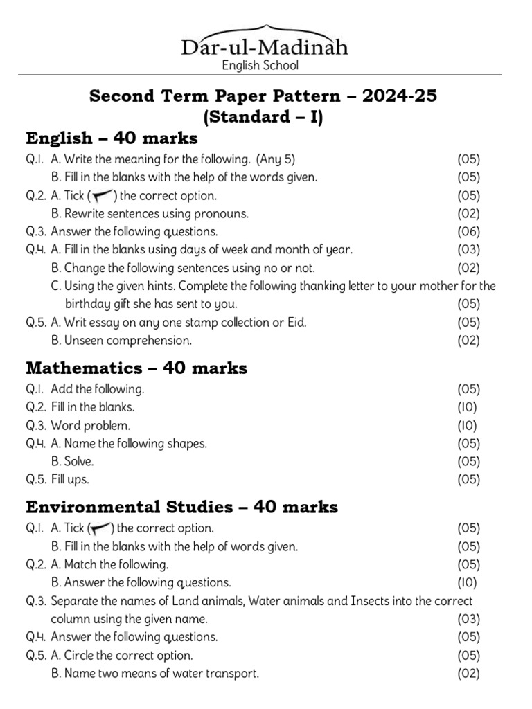 PP - Std 1 syllabus | PDF | Linguistics