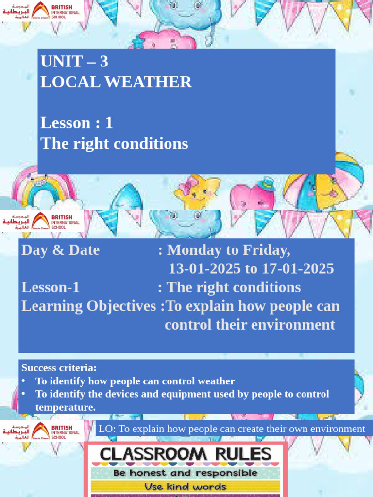 Controlling Local Weather Conditions | PDF | Air Conditioning | Humidity