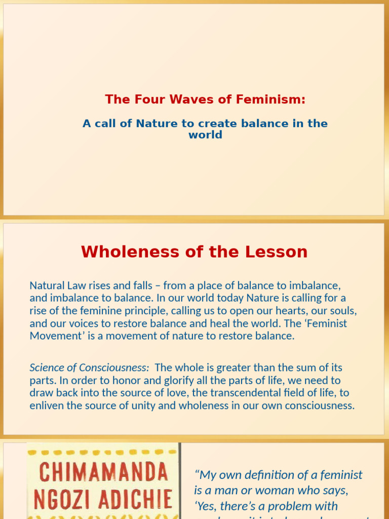 MIU Women, Wisdom & The World - Four Waves of Feminism | PDF | Feminism ...