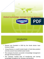 Presentation-Global Knowledge Management at Danone