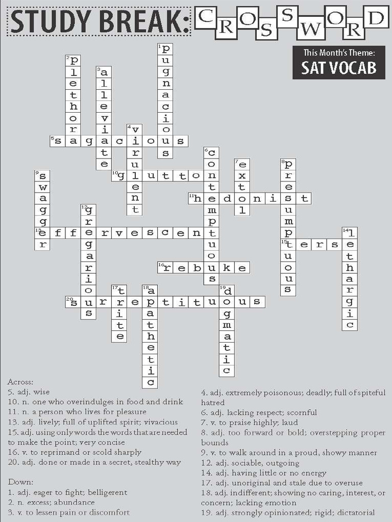 Crossword Answers | PDF