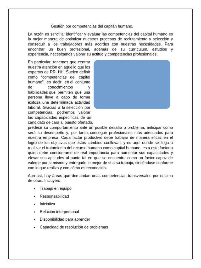 Capital Humano | PDF