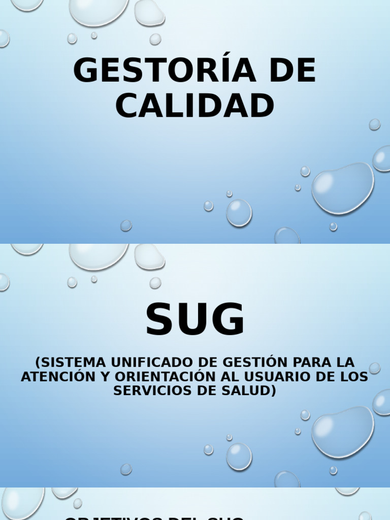 Sistema Unificado de Gestión en Salud | PDF