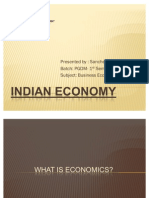 Presented By: Sancheeta S Tendulkar Batch: PGDM-1 Semester Subject: Business Economics