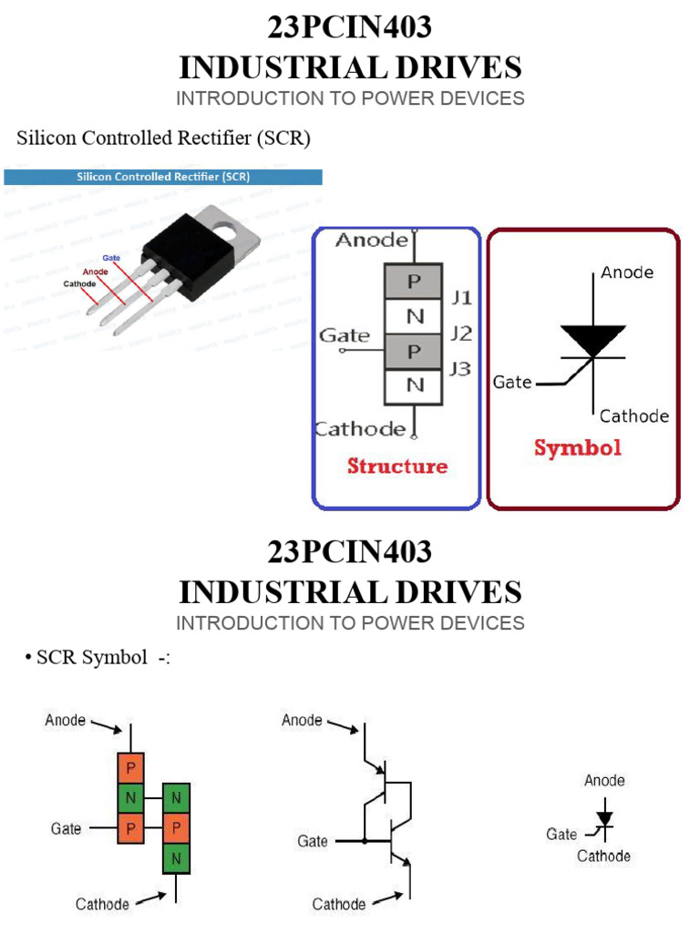 ID Unit 1 SCR Characterstics | PDF | Electrical Components | Electronics