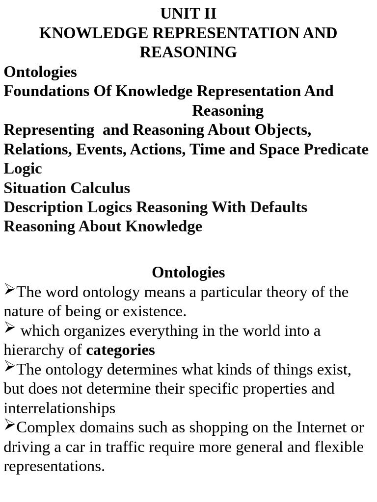 Knowledge Representation and Reasoning | PDF | Knowledge Representation ...