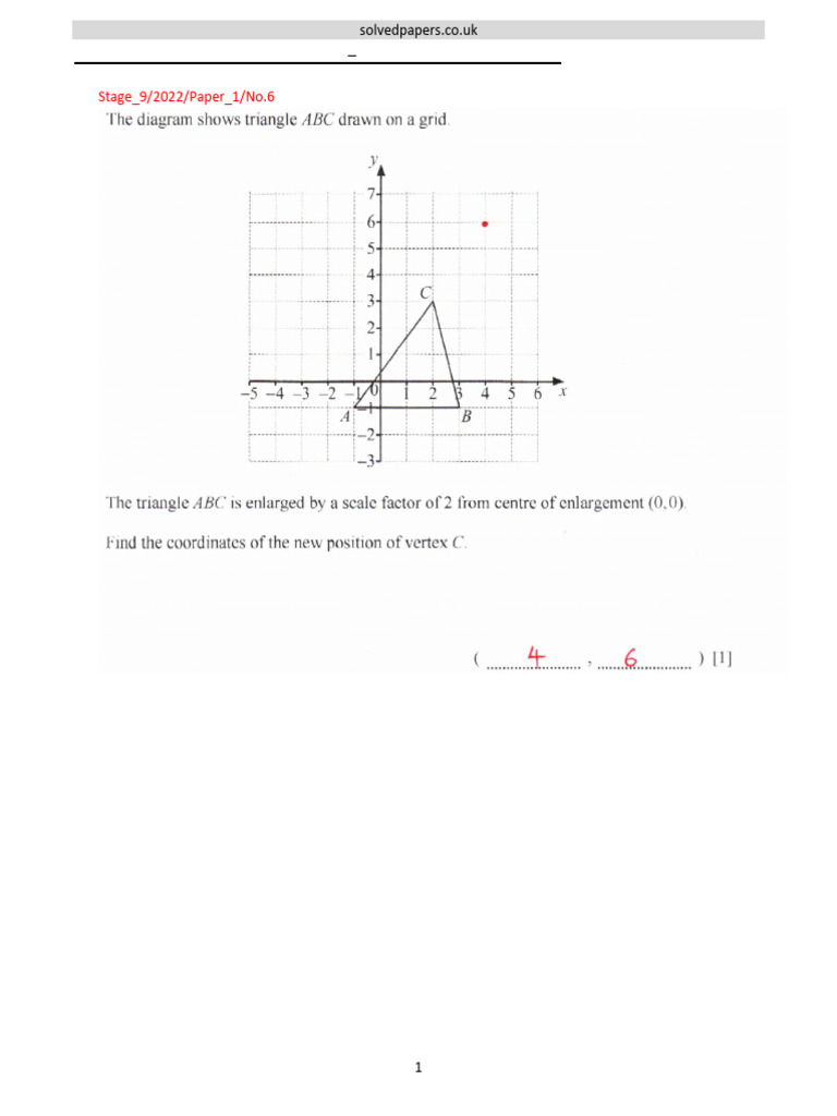 2022 Tessellations Transformation and Loci Checkpoint - Sec - 1 - Progression Mathematics ...