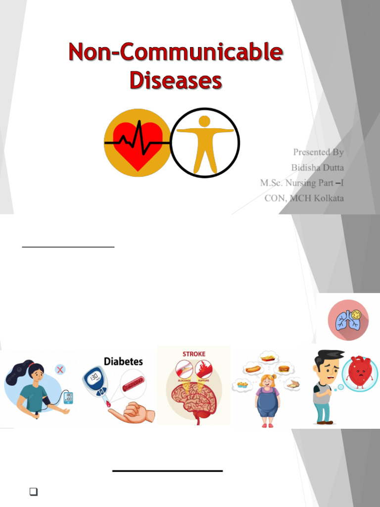 Non Communicable Disease Part 1 | PDF | Diabetes | Hypertension