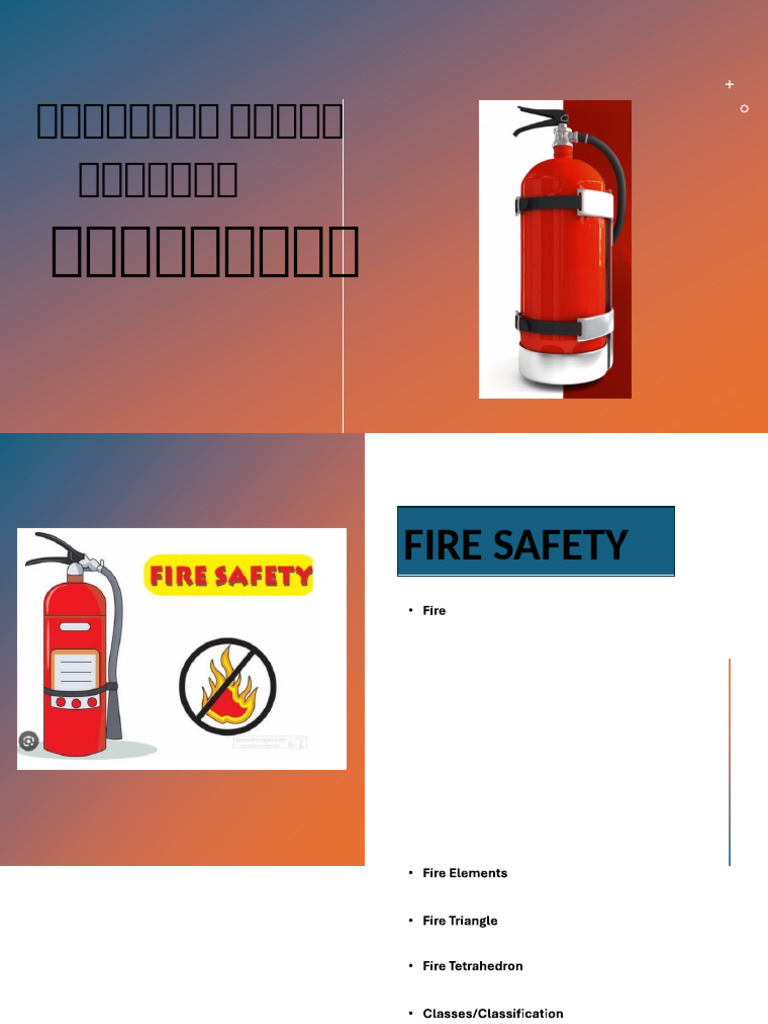 Basic Fire Safety Training Overview | PDF