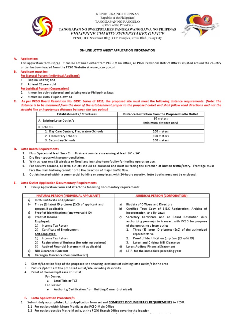Lotto Apps Form2012 | PDF