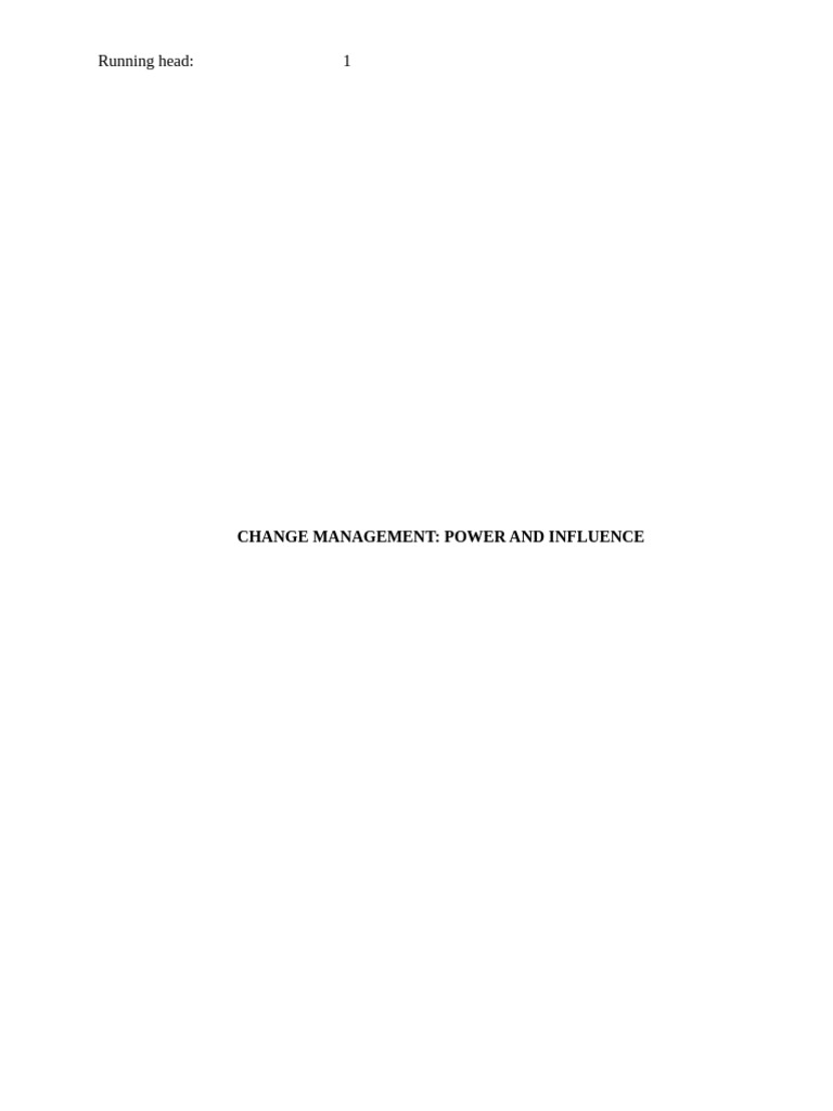 CHANGE MANAGEMENT | PDF | Change Management | Simulation