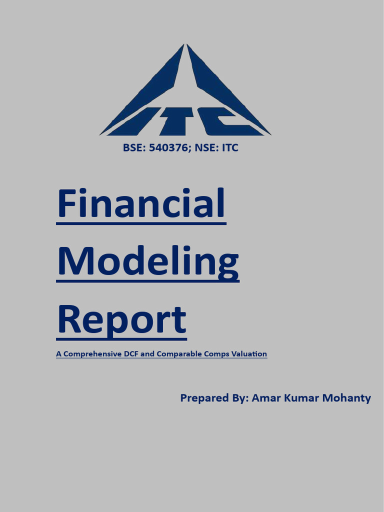 ITC Ltd Financial Modeling Report | PDF | Investing | Private Sector