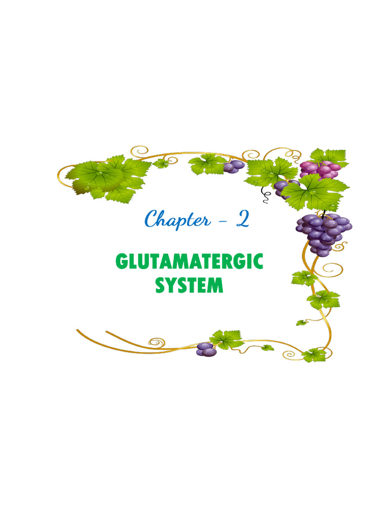 Glutamatergic System Overview | PDF | Glutamic Acid | Metabolism