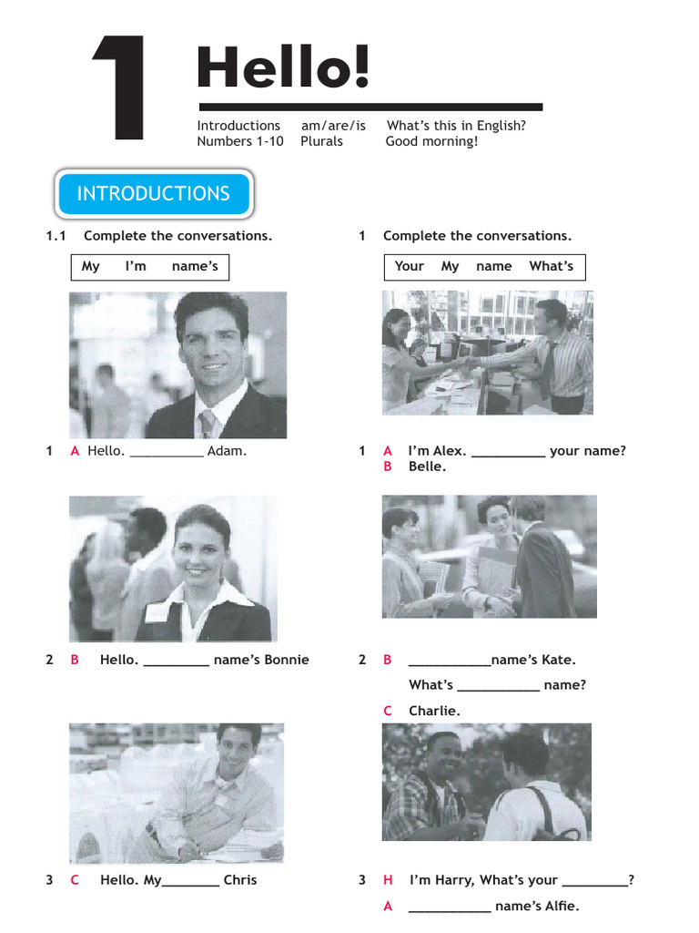 English Conversation Basics: Introductions | PDF