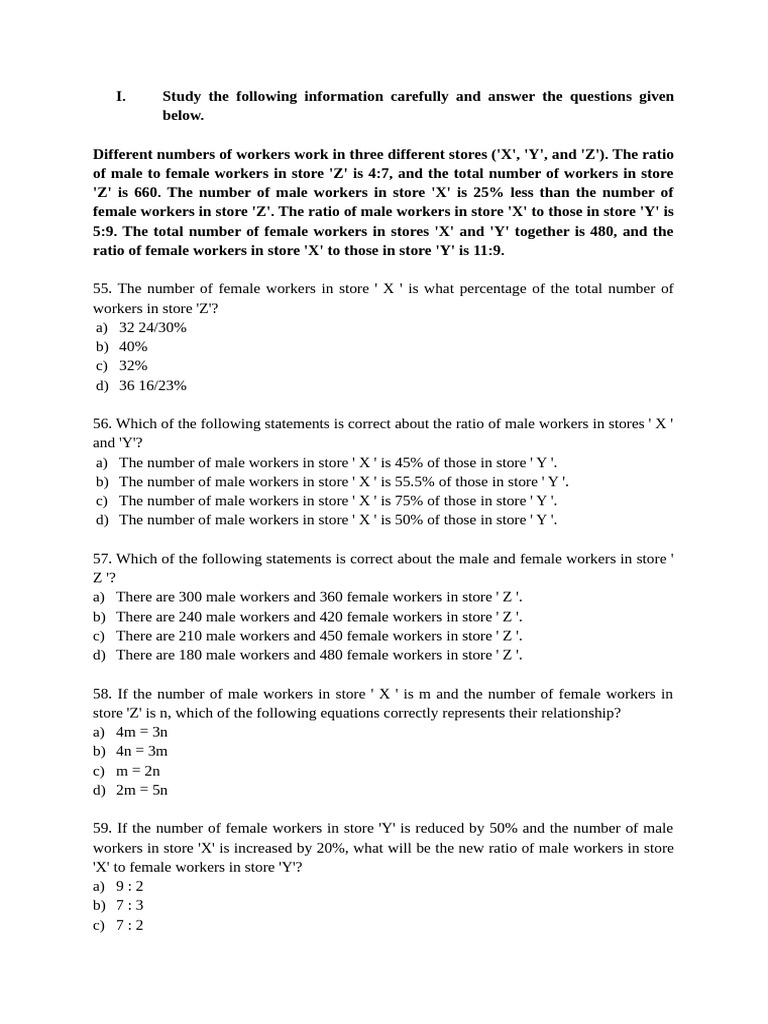 Mock 3 - Math - Percentages | PDF