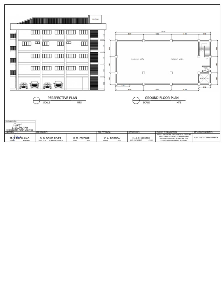 Elevator Floor Plan for New Building | PDF