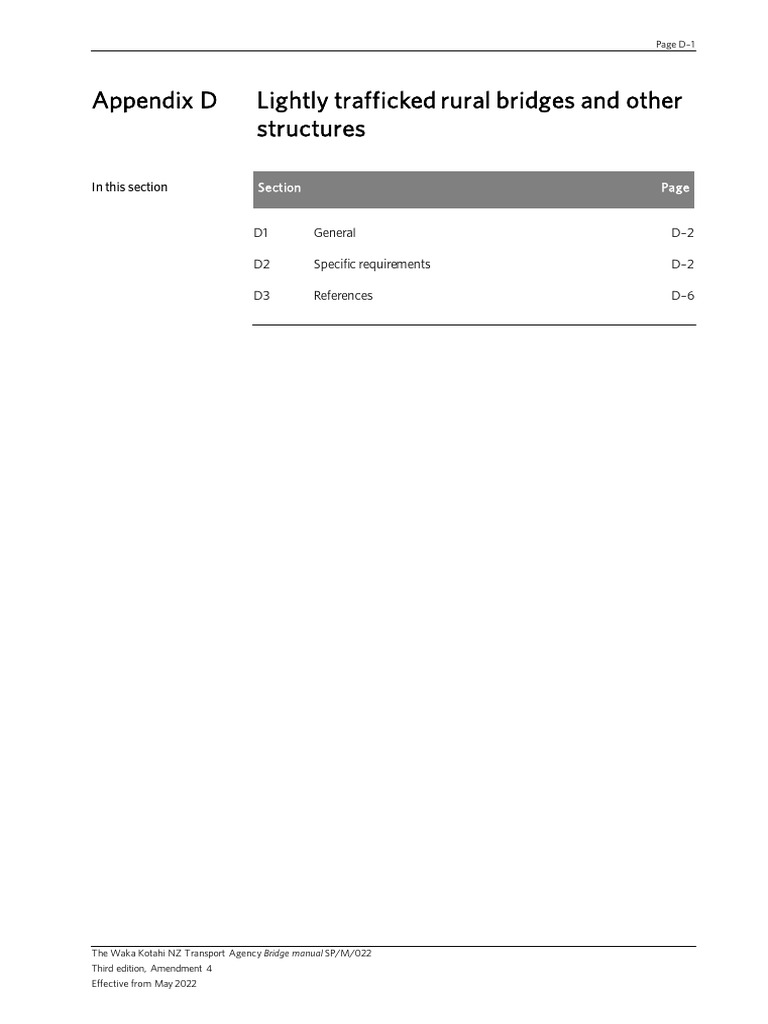 Rural Bridge Design Standards Guide | PDF | Fracture | Concrete