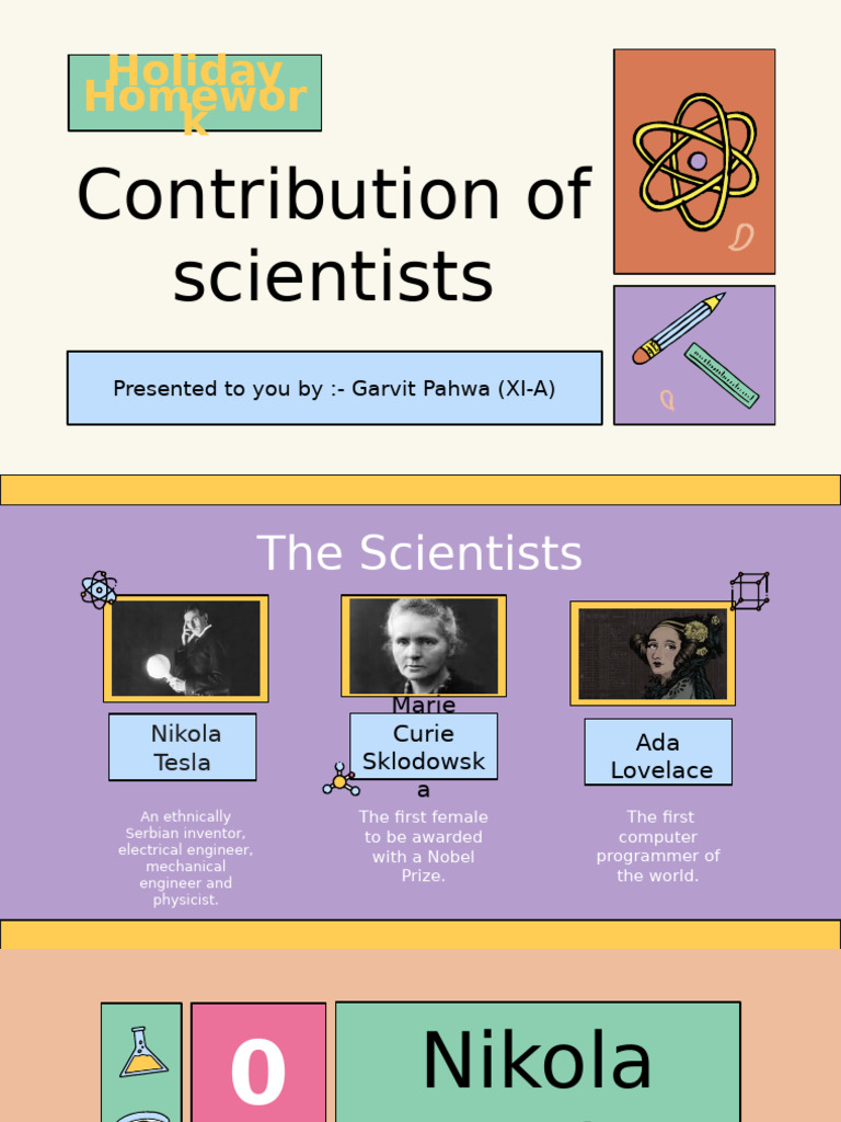 Influential Scientists and Their Contributions | PDF | Marie Curie ...