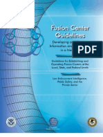 Fusion Center Guidelines