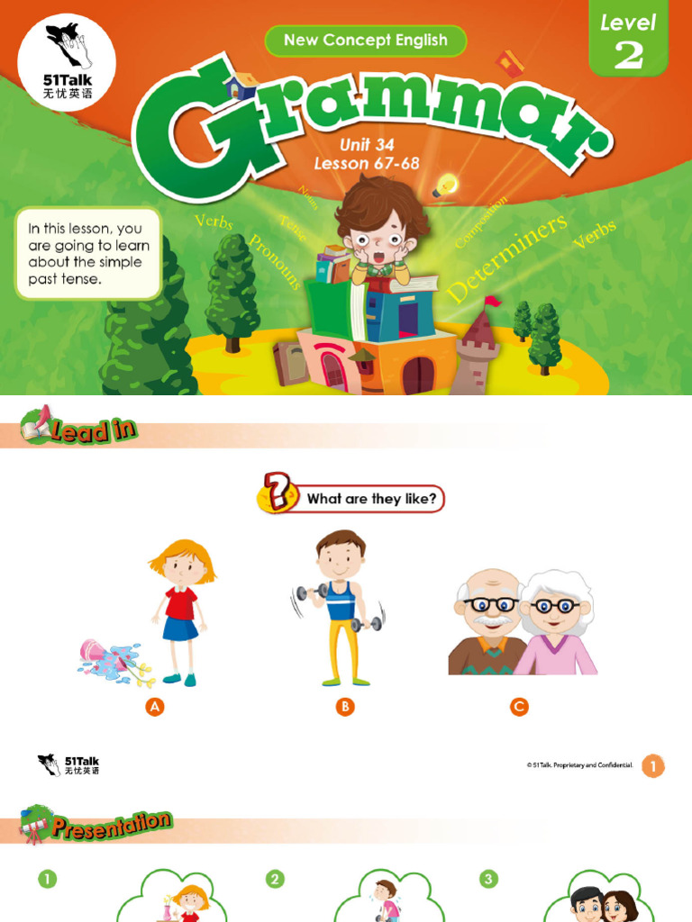 Grammar Unit 34 Lesson 67 To 68 | PDF