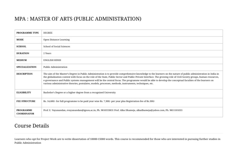 Indira Gandhi National Open University | PDF