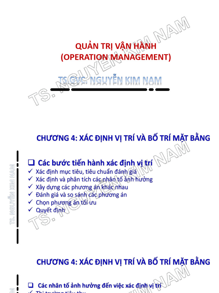 CH4-1-XD Vi Tri Va Bo Tri Mat Bang-Nam - FTU | PDF