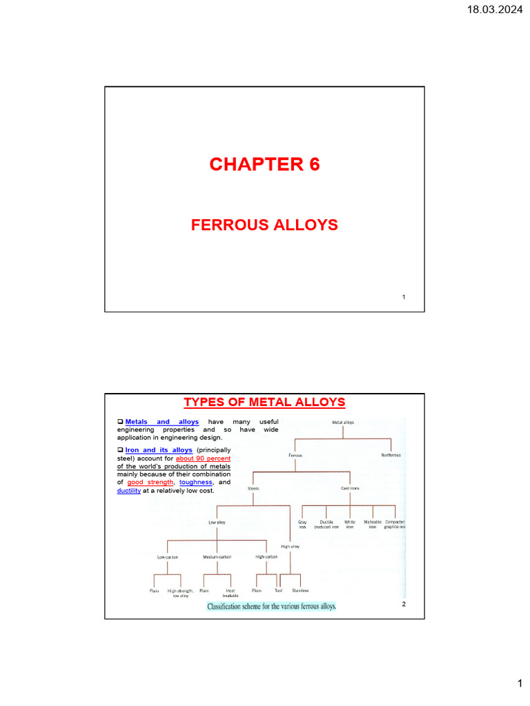 Overview of Ferrous Alloys and Steelmaking | PDF | Iron | Steelmaking