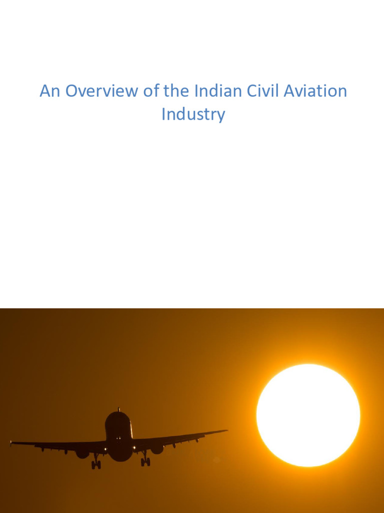 Indian Civil Aviation Industry Overview | PDF | Aviation | Airport