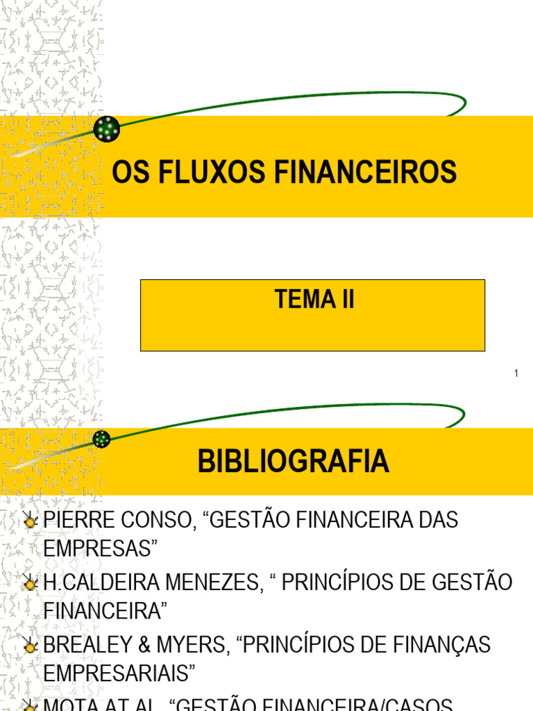 Fluxos e Ciclos Financeiros na Empresa | PDF | Investimentos | Fluxo de ...