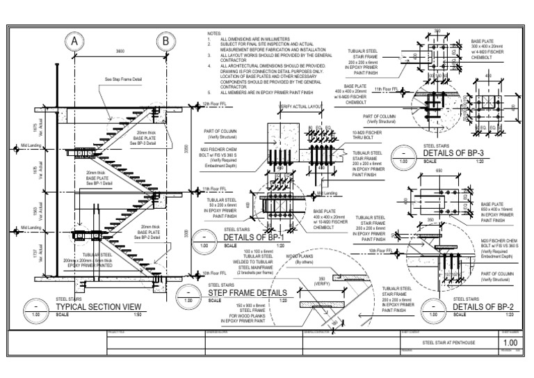 Steel Stair Design and Details | PDF | Building Materials | Structural ...