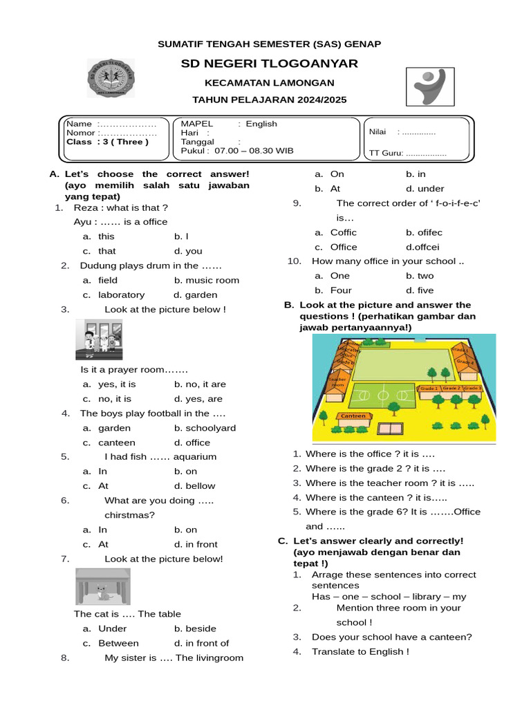 kelas 3 | PDF