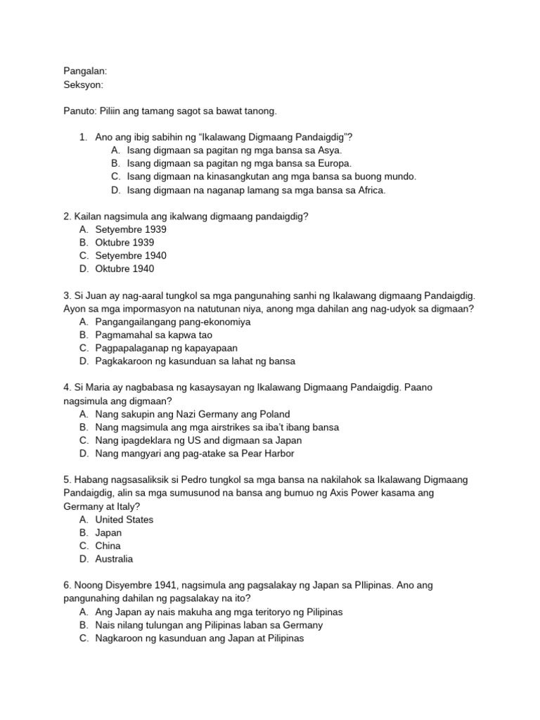 Quiz Week 3 | PDF