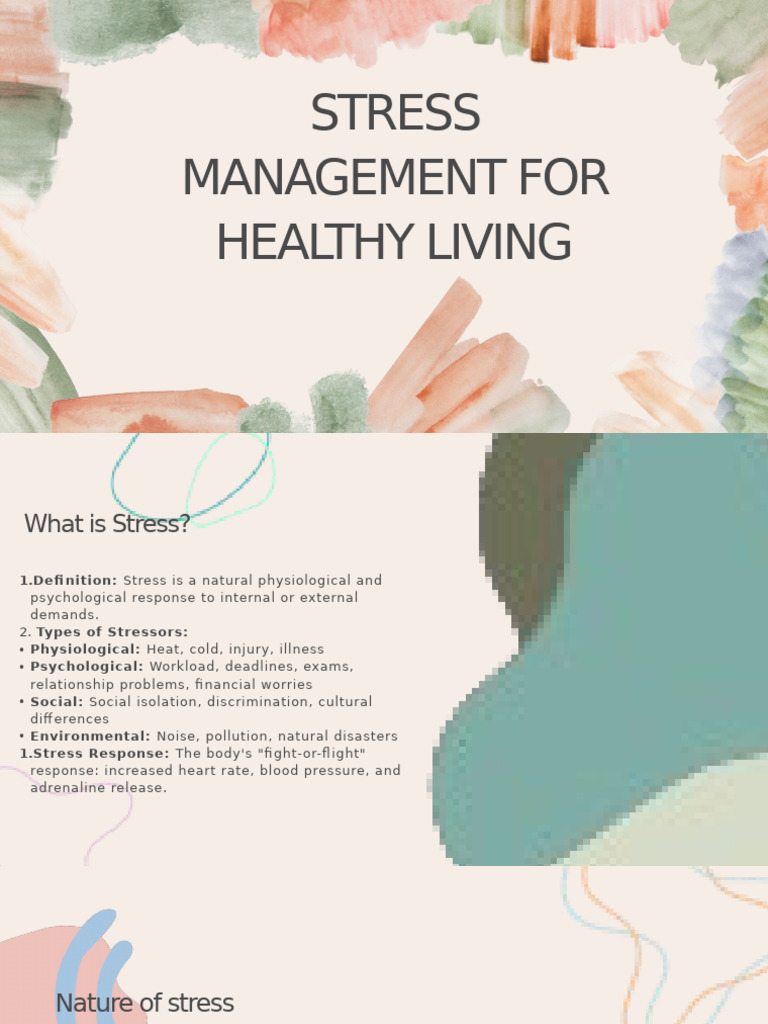 Stress Management Pdf Stress Biology Mental Health