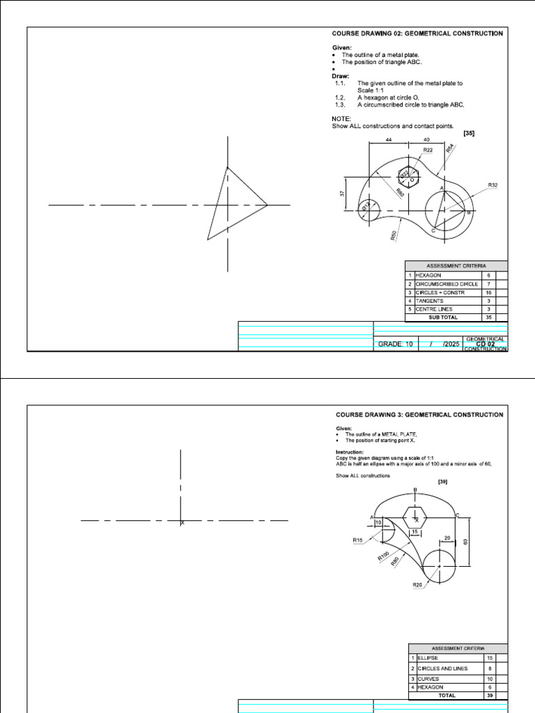 Geometric Construction g10 | PDF