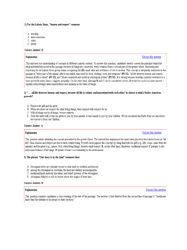 Gold Standard Paper 2 Answers | PDF