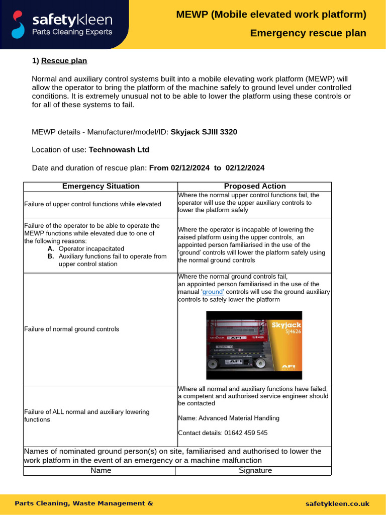 Rescue plan | PDF | Occupational Safety And Health | Safety